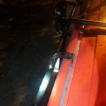 OSP Łososina Górna, interwencja, obrzucanie kamieniami