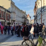 manifestacja antyrządowa w Nowym Sączu