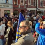 manifestacja antyrządowa w Nowym Sączu