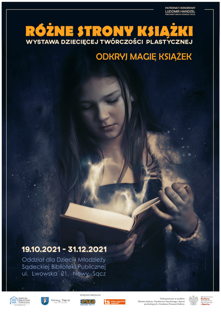 Świat kolorów i magii na wystawie „Różne strony książki” w Oddziale dla Dzieci i Młodzieży