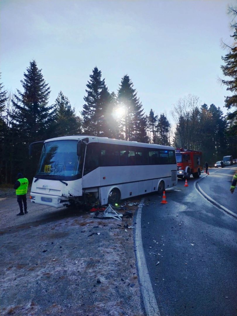 kolizja autobusu, Berest
