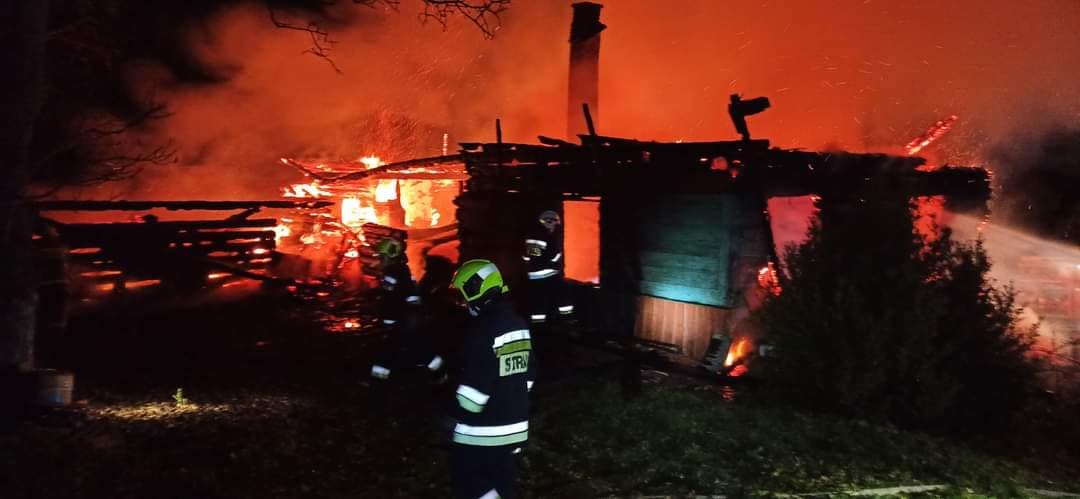 pożar, Bystra, nie żyje dwóch mężczyzn