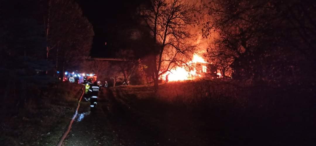 pożar, Bystra, nie żyje dwóch mężczyzn