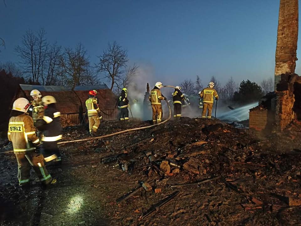 pożar, Bystra, nie żyje dwóch mężczyzn