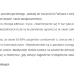 apel, koronawirus, szpital w Gorlicach, Marian Świerz