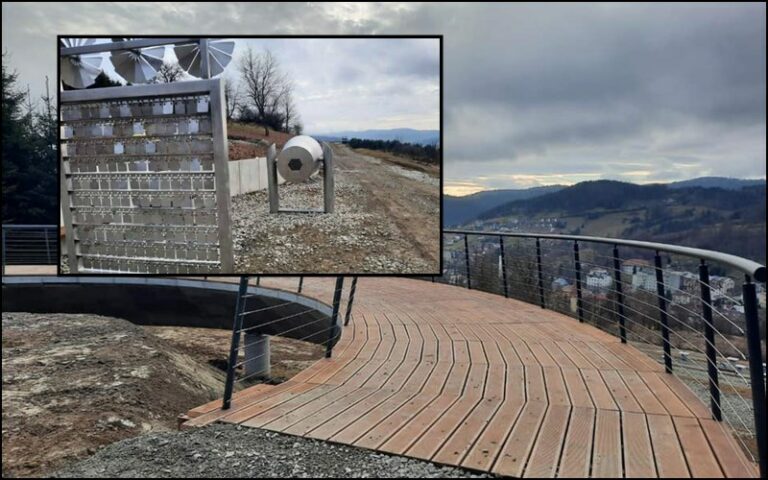 Krynica-Zdrój. Ogród Żywiołów na finiszu. Otwarcie wiosną