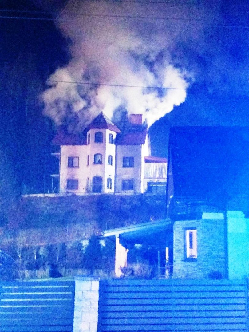Żegiestów, pożar