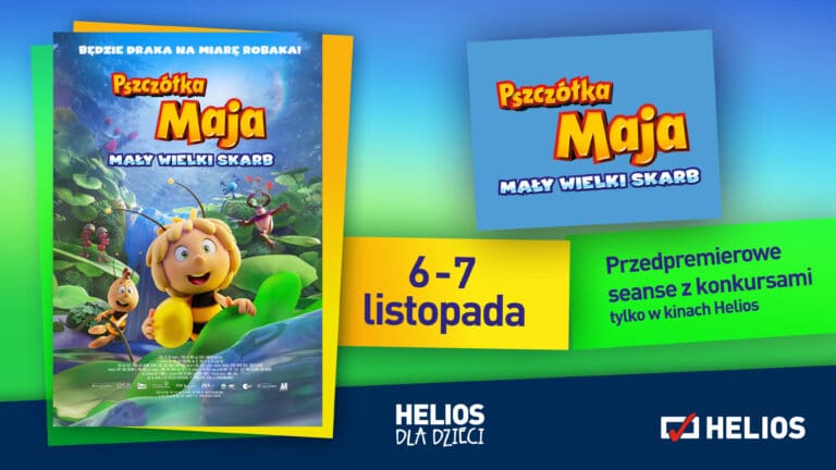 KINO HELIOS: Nowa PSZCZÓŁKA MAJA i konkursy dla dzieci. Mamy wejściówki!