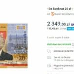 banknot Lech Kaczyński aukcja allegro