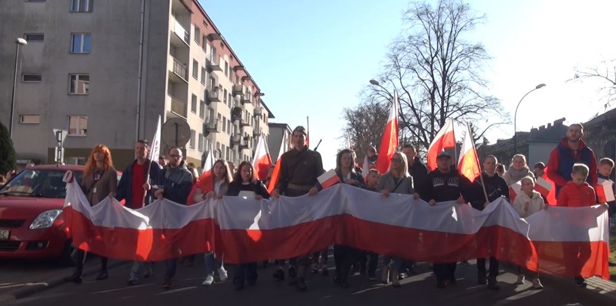 Marsz Niepodległości w Nowym Sączu