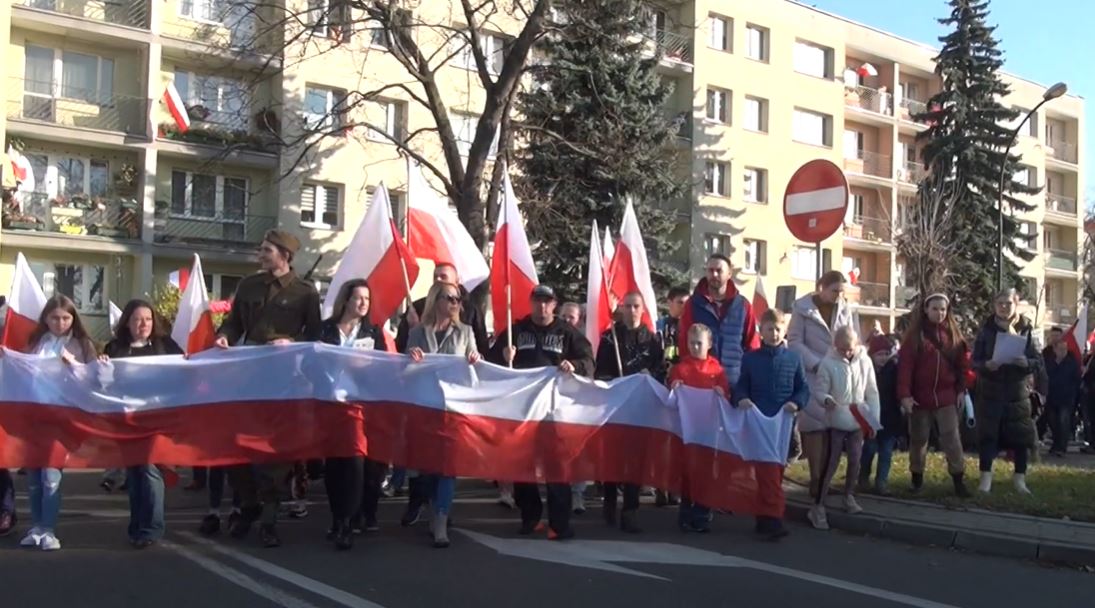Marsz Niepodległości w Nowym Sączu