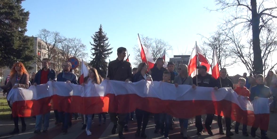 Marsz Niepodległości w Nowym Sączu