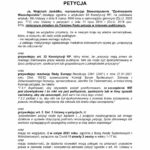 petycja, uchwała, segregacja COVID-19