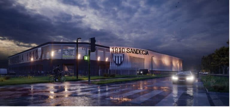 Zaprezentowano nową koncepcję stadionu Sandecji [wizualizacja]