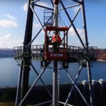 podpora kolei linowej Solina