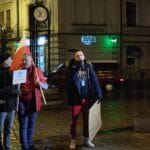 Protest przeciwko lex TVN Nowy Sącz