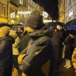 Protest przeciwko lex TVN Nowy Sącz