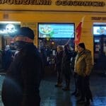 Protest przeciwko lex TVN Nowy Sącz
