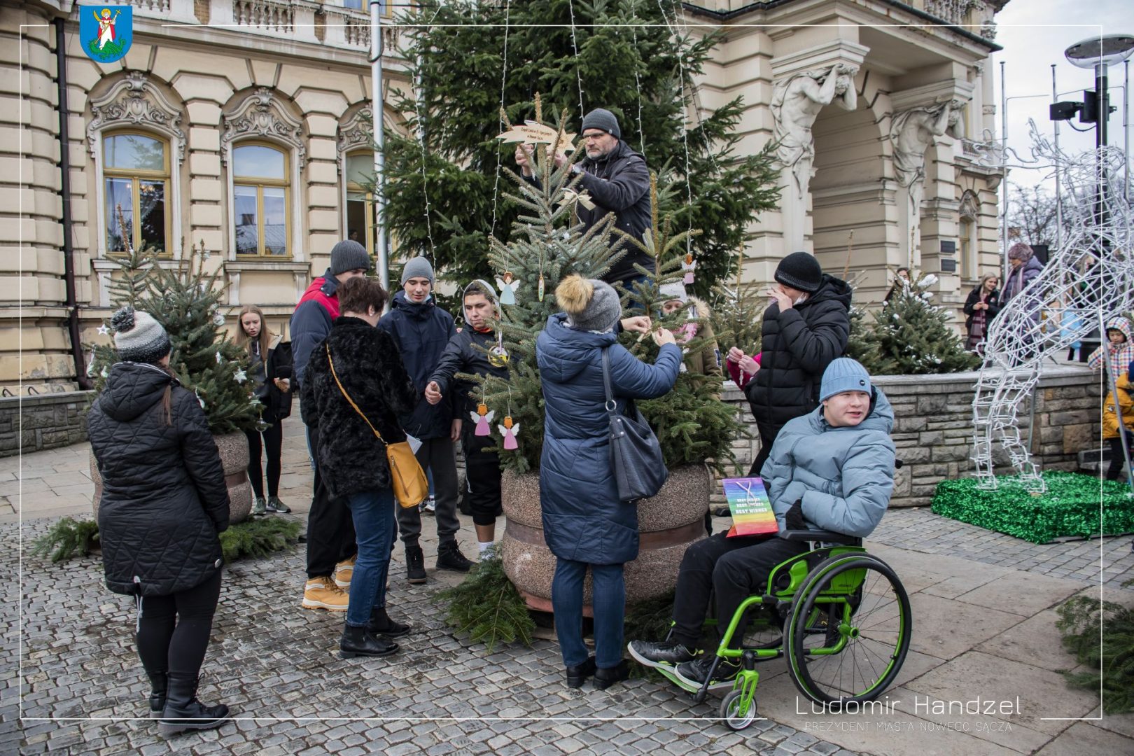 choinki na nowosądeckim rynku