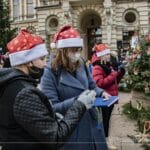 choinki na nowosądeckim rynku