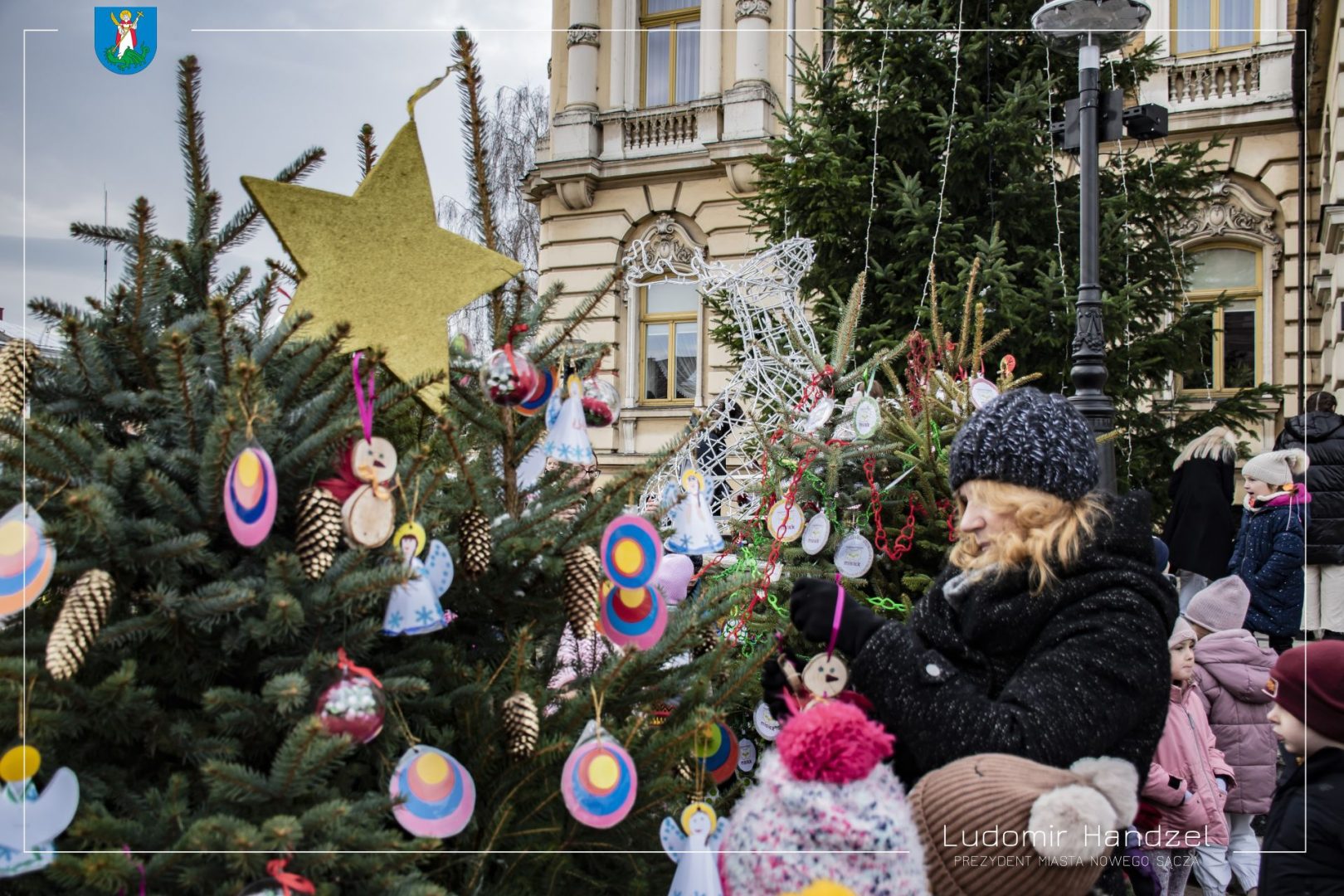 choinki na nowosądeckim rynku