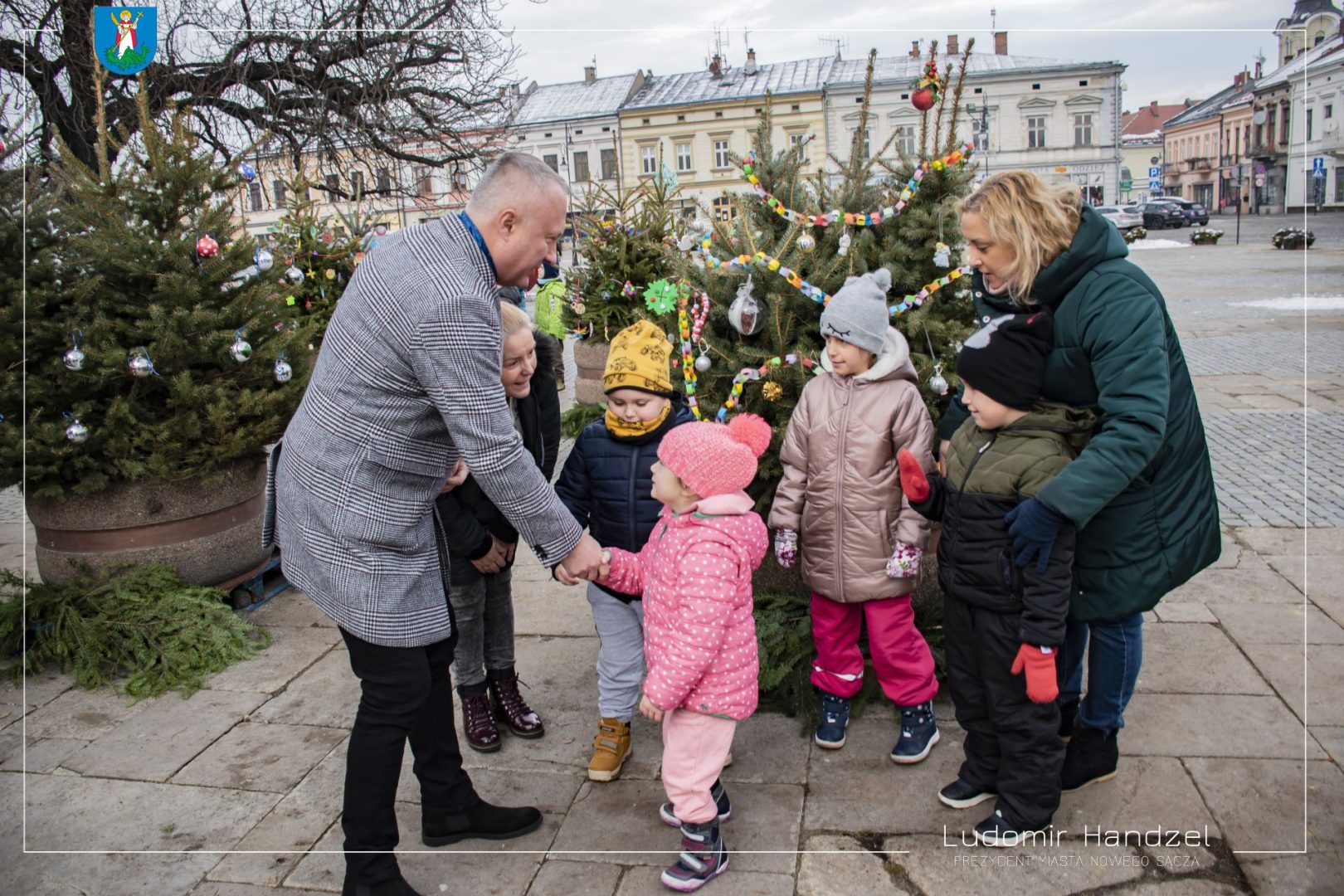 choinki na nowosądeckim rynku