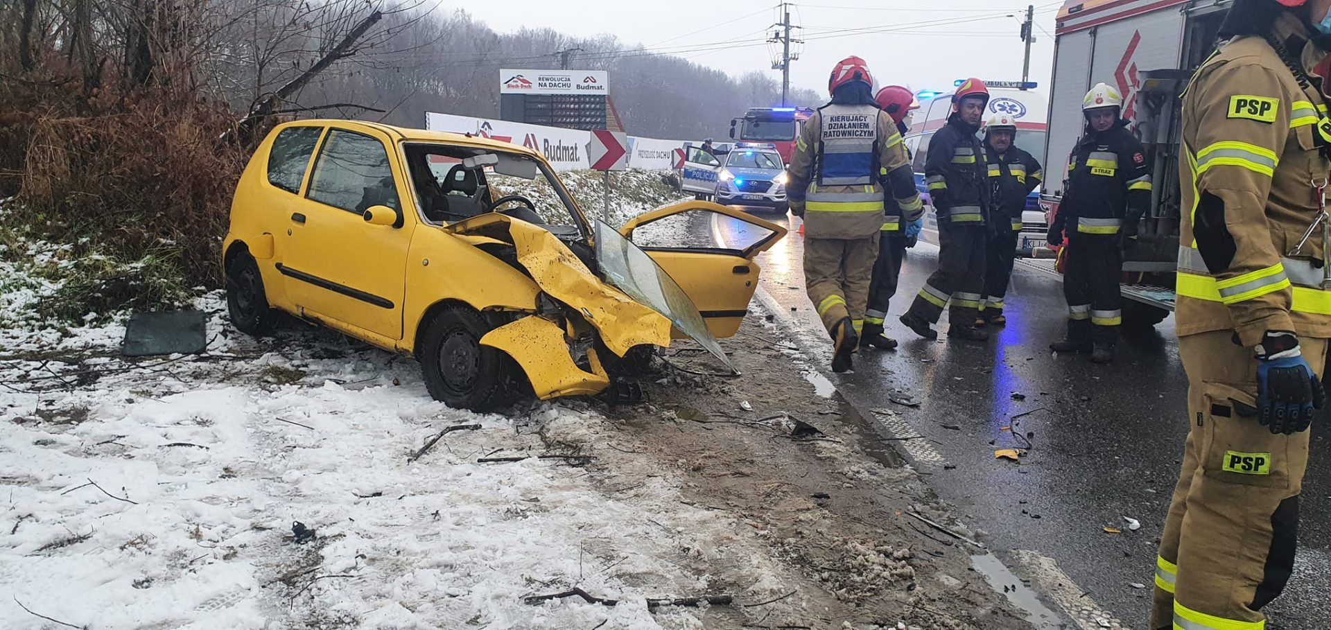OSP Łososina Górna, wypadek