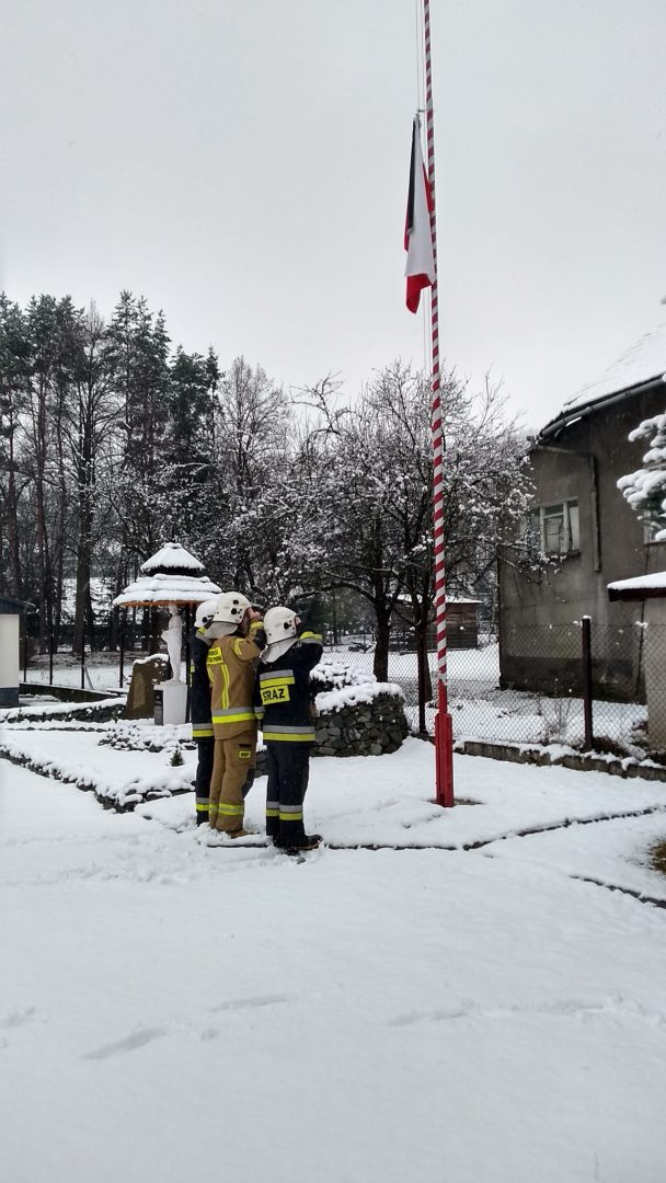 OSP Czernikowo, minuta dla strażaków tragicznie zmarłych, powiat nowosądecki, limanowski, gorlicki. OSP Rytro