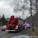 Kamionka Wielka, OSP Królowa Górna, samochód, most