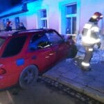 Stary Sącz, Sobieskiego, auto uderzyło w dom