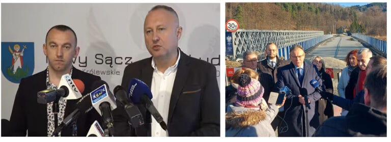 Mularczyk wzywa Handzla do składania wniosku o pieniądze na most. Handzel szuka wsparcia u innych polityków PiS