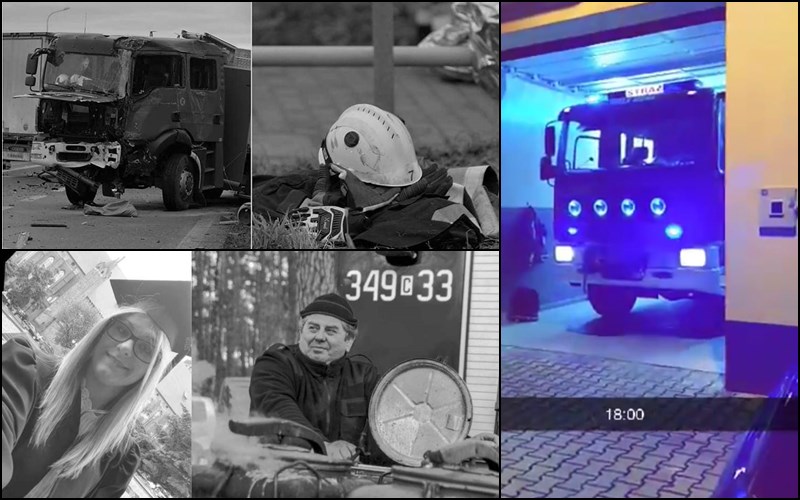 OSP Czernikowo, minuta dla strażaków tragicznie zmarłych, powiat nowosądecki, limanowski, gorlicki