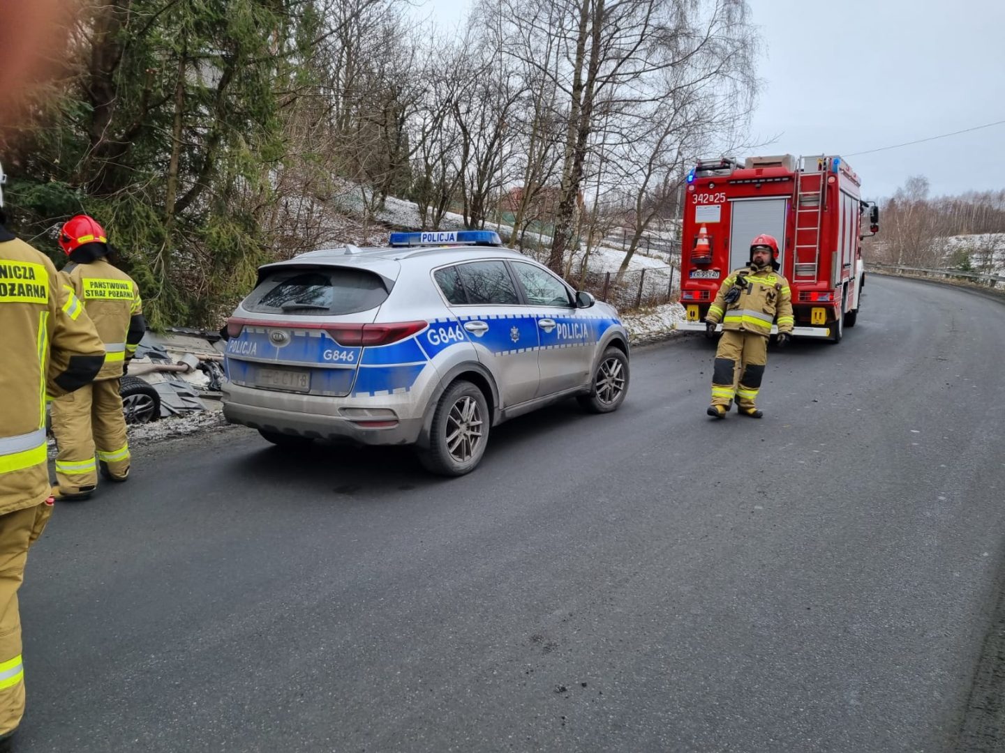 Bącza Kunina dachowanie BMW