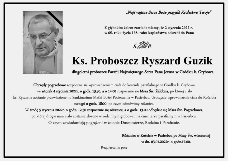 ksiądz Ryszard Guzik 