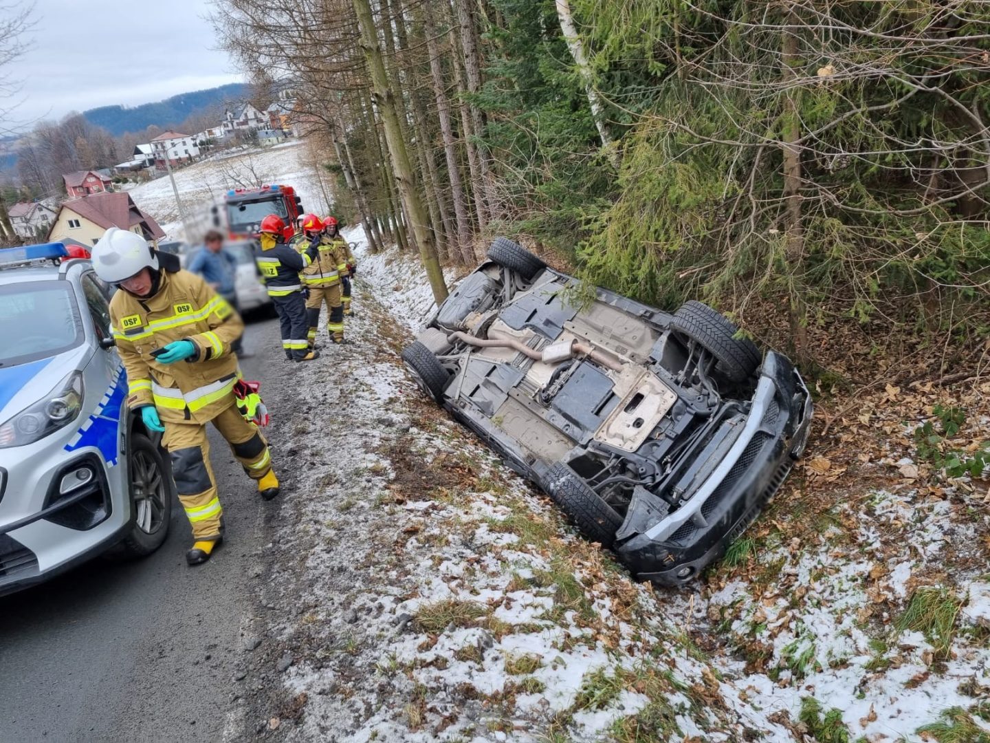 Bącza Kunina dachowanie BMW