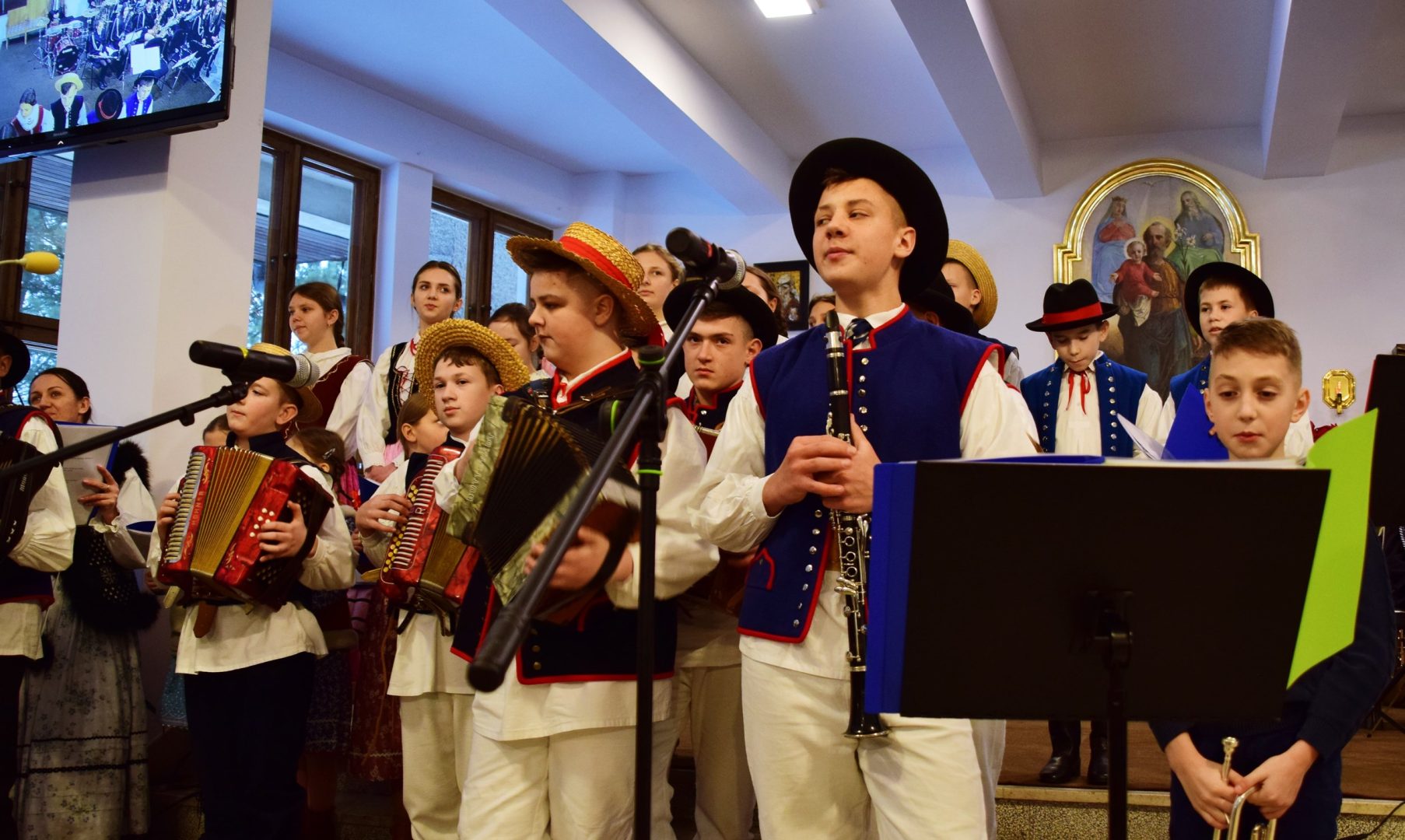 Gabryś Tokarski, choroba Duchenne’a,Dziecięcy Zespół Regionalny ,,Pogórzańskie Dzieci”, koncert charytatywny, Orkiestra Dęta z Florynki