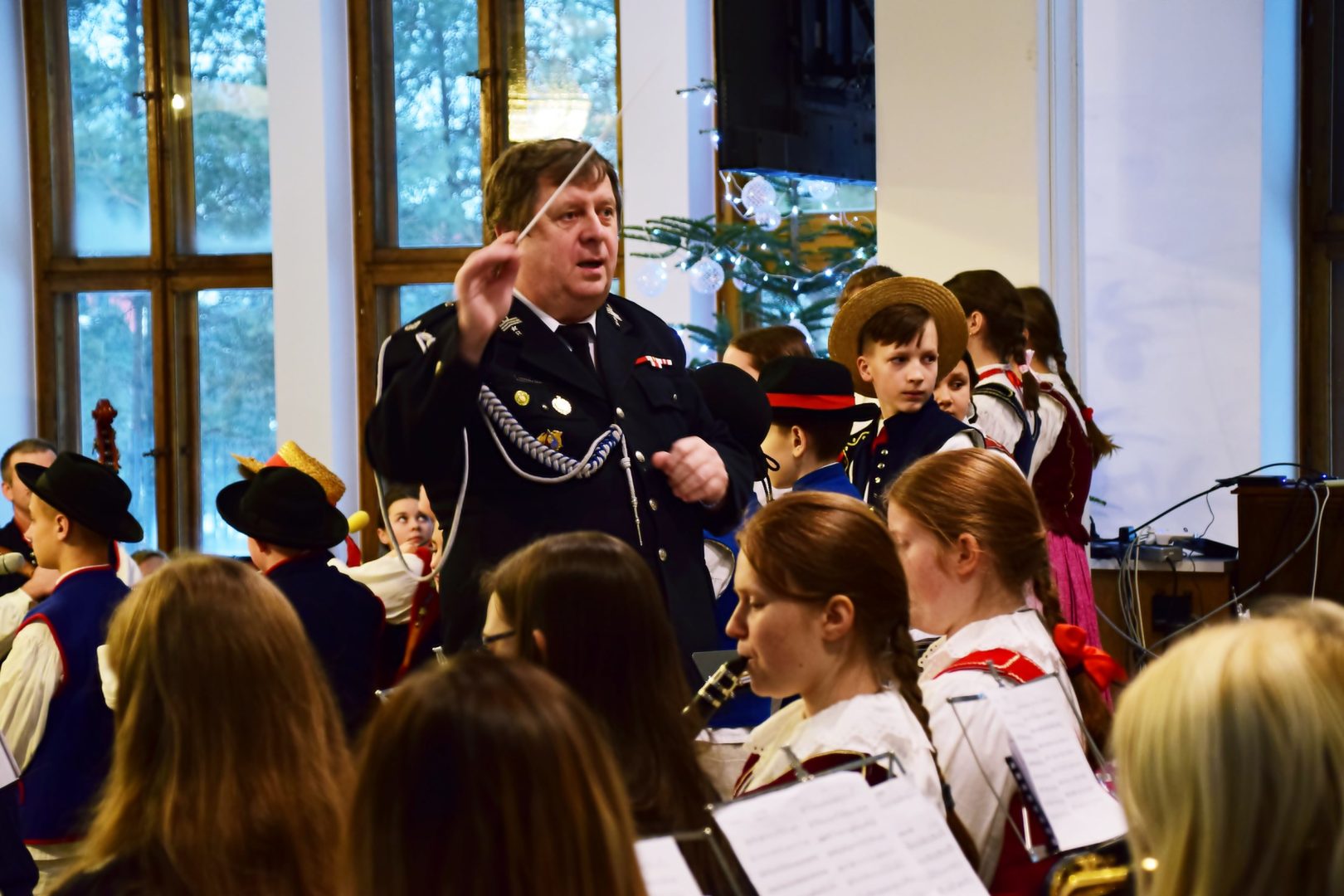 Gabryś Tokarski, choroba Duchenne’a,Dziecięcy Zespół Regionalny ,,Pogórzańskie Dzieci”, koncert charytatywny, Orkiestra Dęta z Florynki