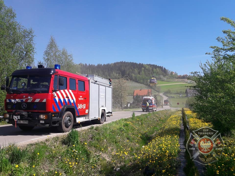 OSP Tęgoborze, zrzutka na wóz