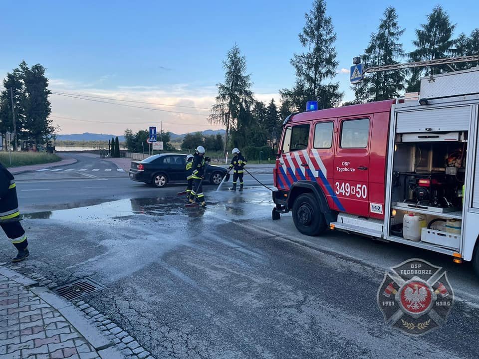 OSP Tęgoborze, zrzutka na wóz