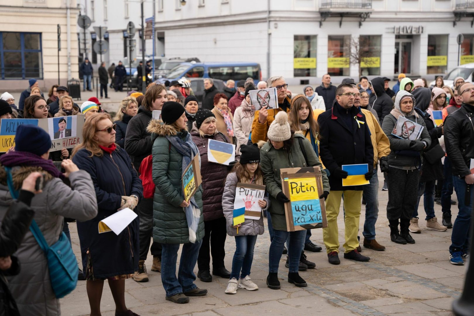 sądecki łańcuch solidarności z Ukrainą