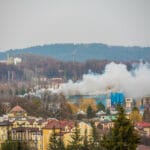 Gorlice, pożar, zakład produkcyjny, PSP, OSP