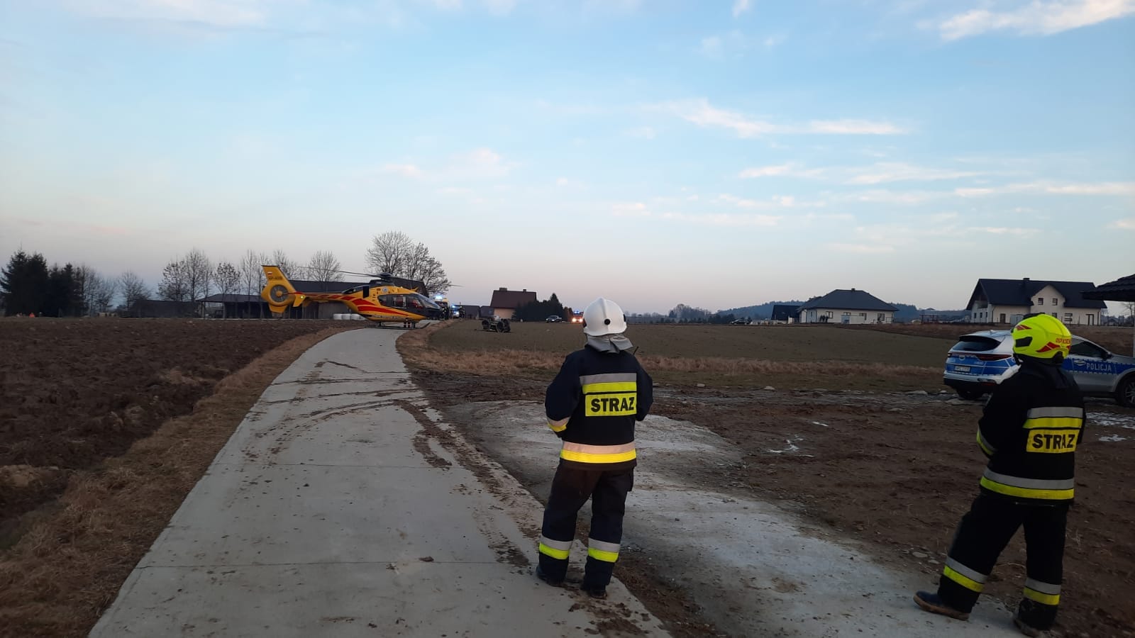 Korzenna, wypadek quada
