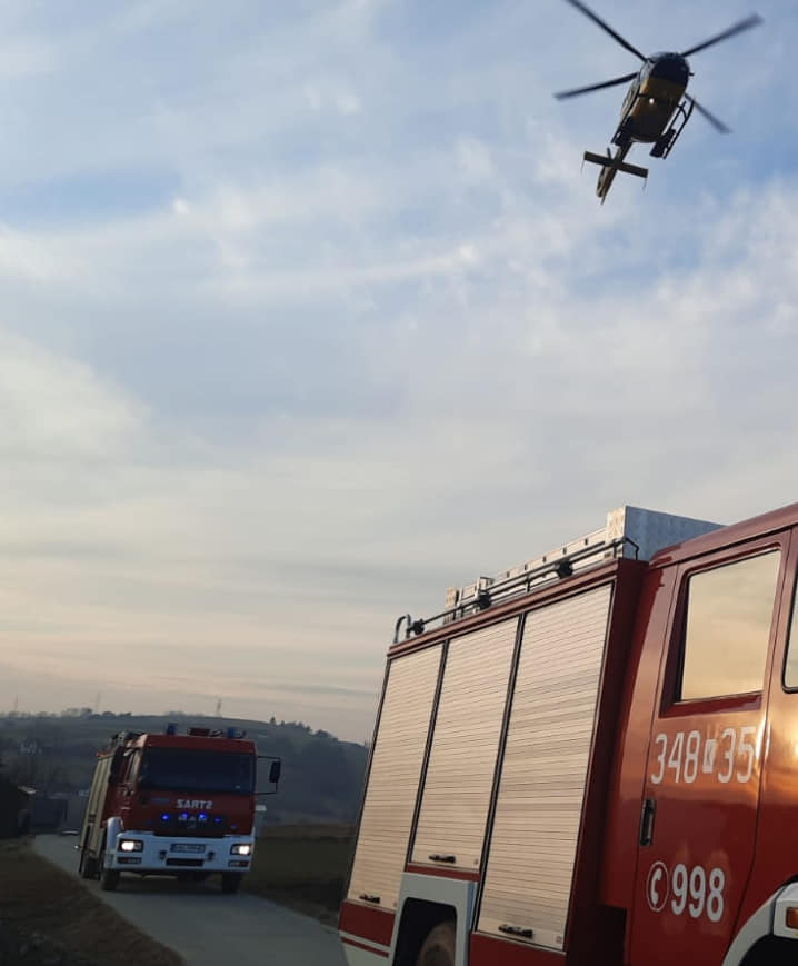 Korzenna, wypadek quada