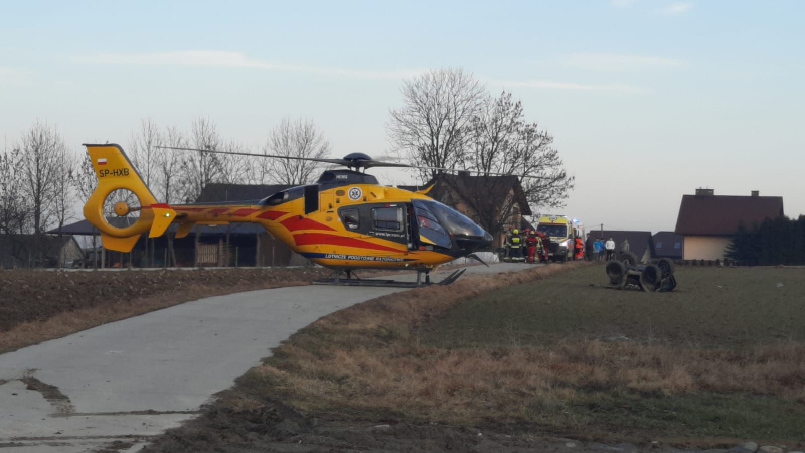 Korzenna, wypadek quada