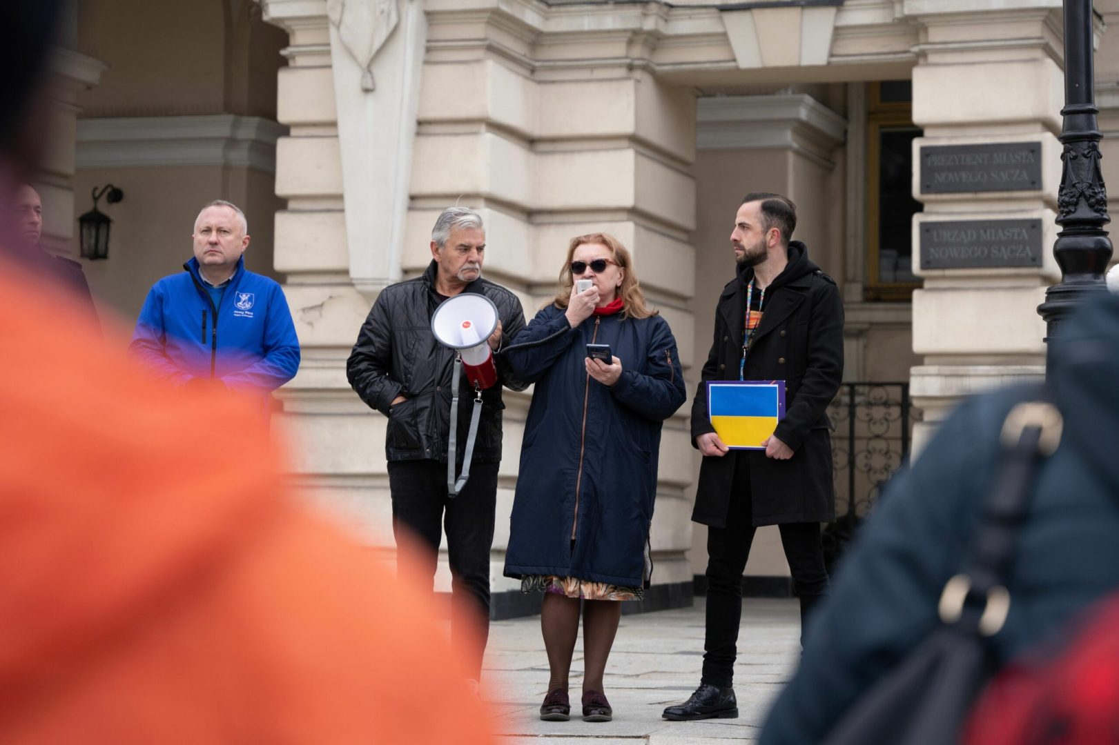 sądecki łańcuch solidarności z Ukrainą