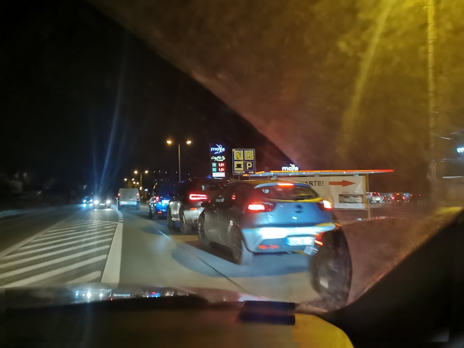kolejki na stacjach benzynowych, powiat nowosądecki