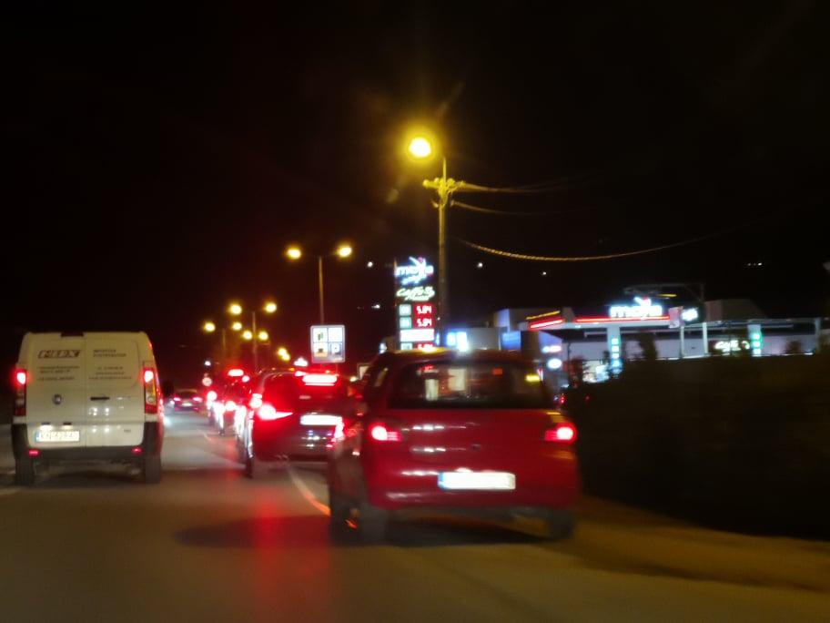 kolejki na stacjach benzynowych, powiat nowosądecki