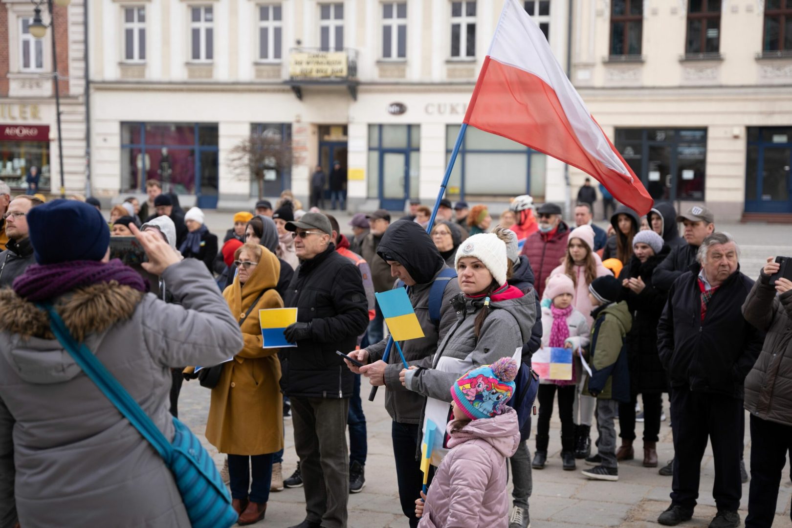 sądecki łańcuch solidarności z Ukrainą