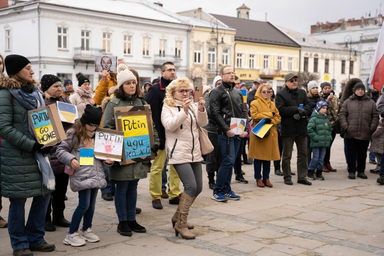 sądecki łańcuch solidarności z Ukrainą