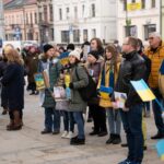 sądecki łańcuch solidarności z Ukrainą